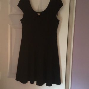 Black skater dress